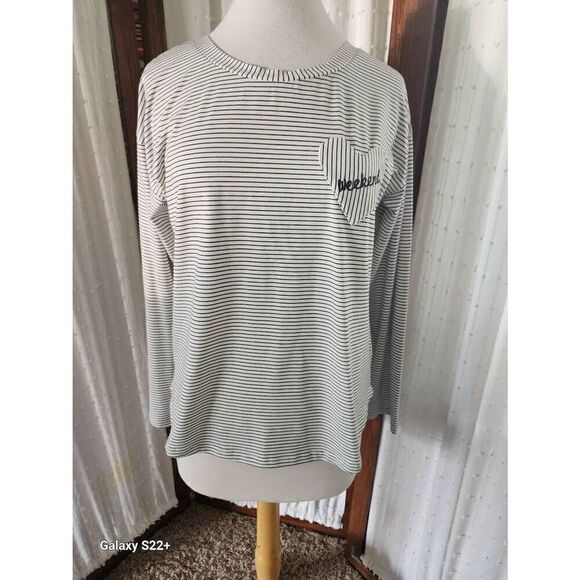 Hem & Thread 'Weekend' striped t shirt - Picture 1 of 8